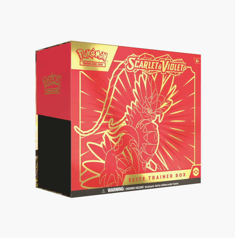 this is an image of Scarlet & Violet Elite Trainer Box (Koraidon)