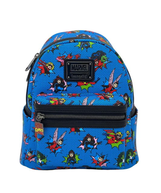 this is an image of Loungefly Women Of Marvel Backpack