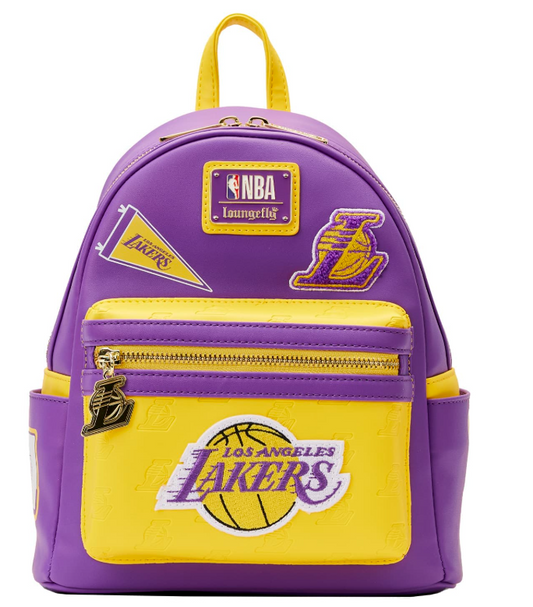 this is an image of Loungelfy NBA Lakers Backpack