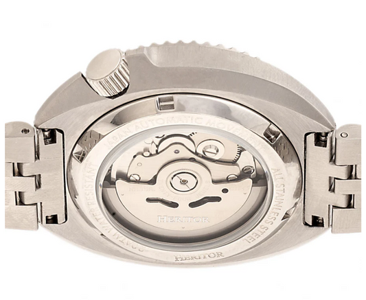 Heritor Automatic Morrison Bracelet Watch w/Date - Blue - HERHR7614
