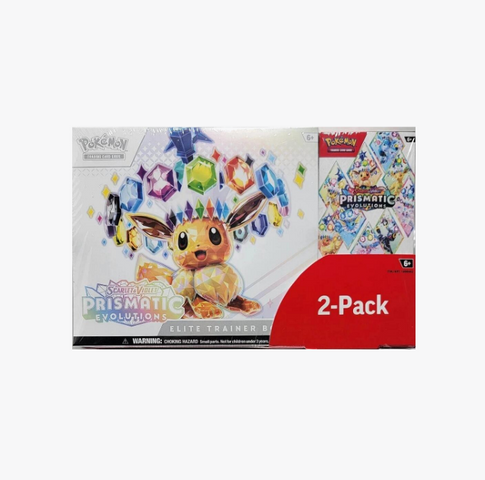 Costco Pokemon Prismatic Evolutions 2-Pack Trainer Box and Booster Bundle