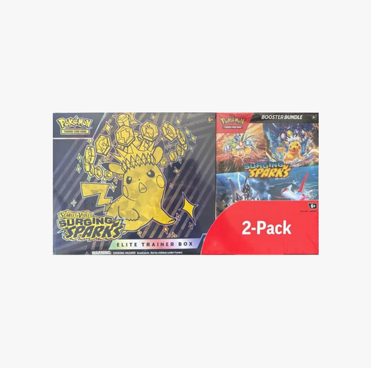 Costco Pokemon Surging Sparks 2-Pack Trainer Box and Booster Bundle