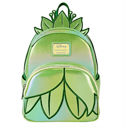 Loungefly The Princess And The Frog Tiana Iridescent Cosplay Mini Backpack