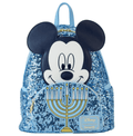 Loungefly Hanukkah Mickey Mouse Sequin Glow Mini Backpack