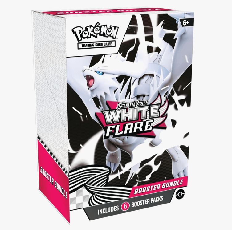 Pokemon TCG White Flare Booster Bundle packaging showing set branding