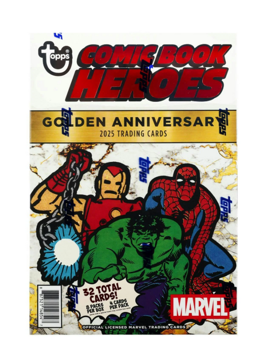 Topps 2025 Marvel Comic Book Heroes 1975 Golden Anniversary - Hobby Box