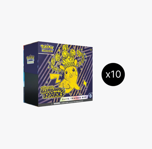 Surging Sparks Elite Trainer Box Case - SV08: Surging Sparks