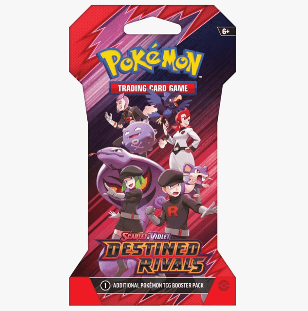 Pokemon TCG Destined Rivals Sleeved Booster Pack SV10 product photo of sealed packaging