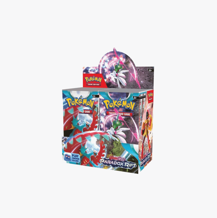 Pokemon TCG Paradox Rift Booster Box SV04 product photo of sealed packaging