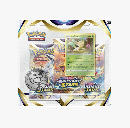 Pokemon Brilliant Stars 3 Pack Blister