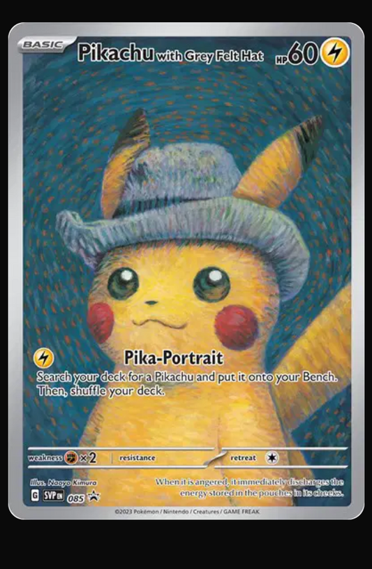 Pikachu with Grey Felt Hat 085 PSA 10