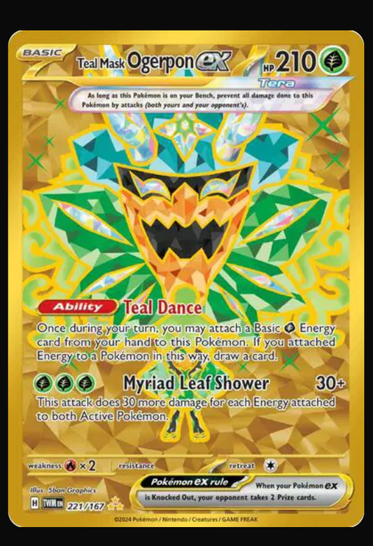 Teal Mask Ogerpon ex 221/167 PSA 10