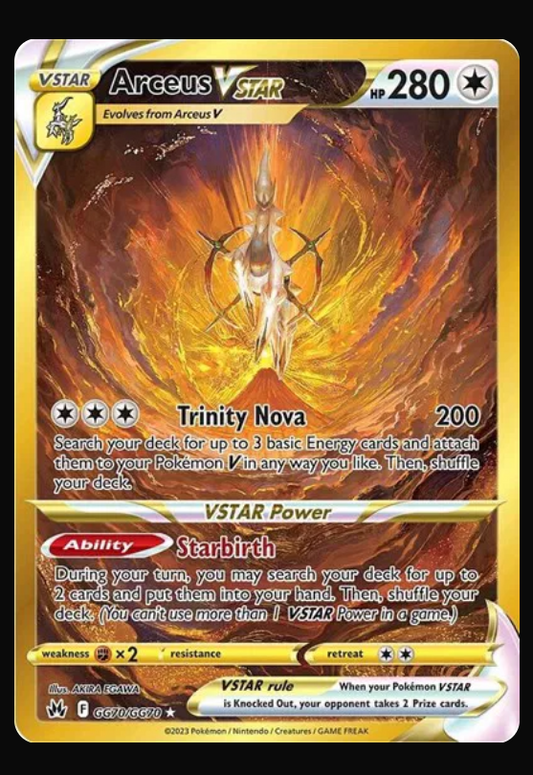 Arceus Vstar GG70/GG70 PSA 10