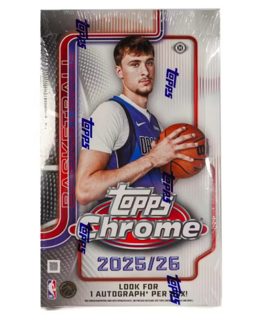 2025 Topps Chrome Basketball Hobby Box