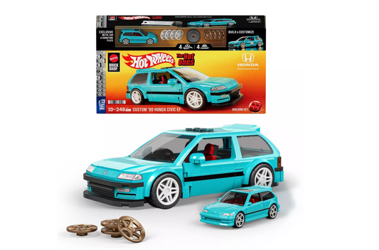Mattel Brick Shop Hot Wheels Custom ’90 Honda Civic EF