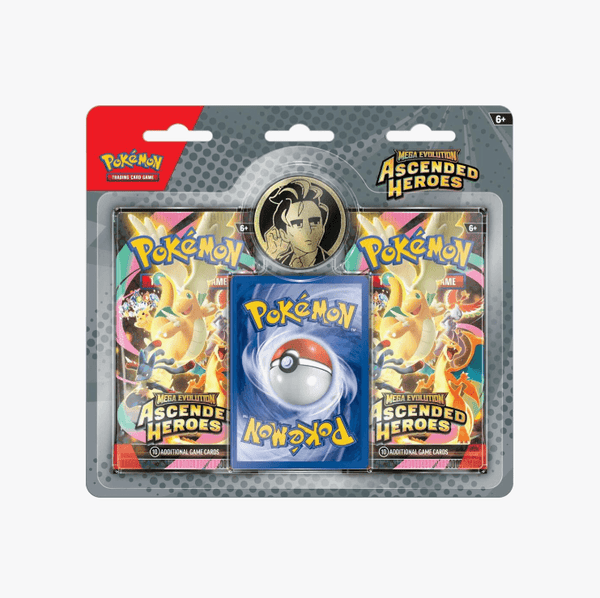 Pokemon TCG Mega Evolution Ascended Heroes Collection front view showing sealed packaging