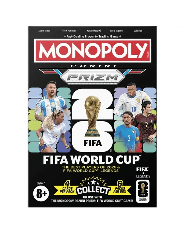 2026 Panini Prizm Monopoly FIFA World Cup Soccer Blaster Box