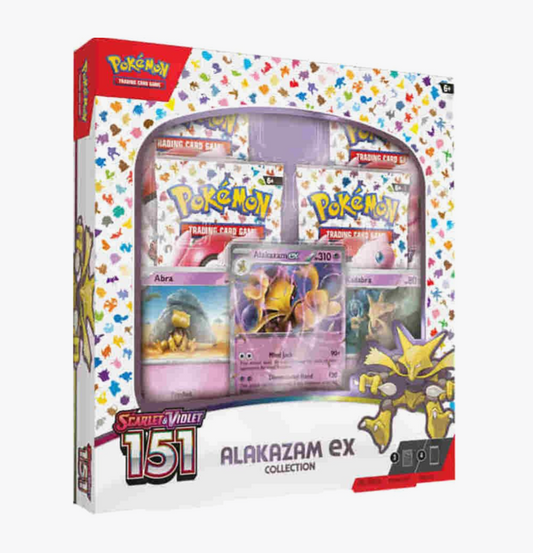 Pokemon TCG Scarlet Violet 151 Alakazam ex Collection product photo of sealed packaging