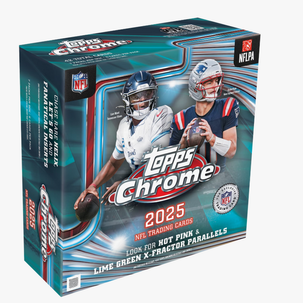 2025 Topps NFL Chrome Football Mega Box