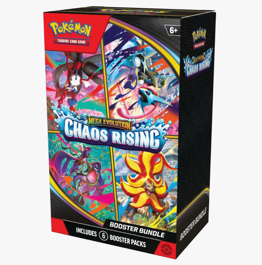 Pokemon TCG Chaos Rising Booster Bundle ME04 product photo of sealed packaging