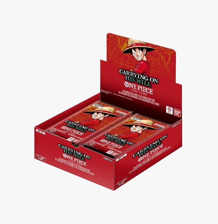 One Piece TCG Carrying On His Will Booster Box OP12 factory sealed display box front view