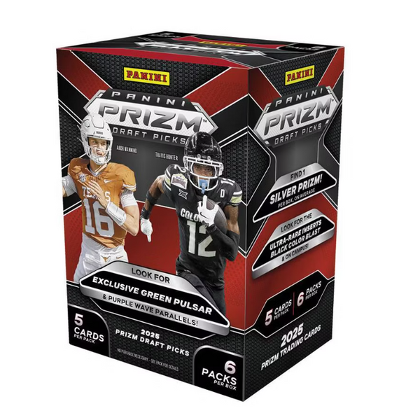 2025 Panini Prizm Draft Picks Football Trading Card Blaster Box