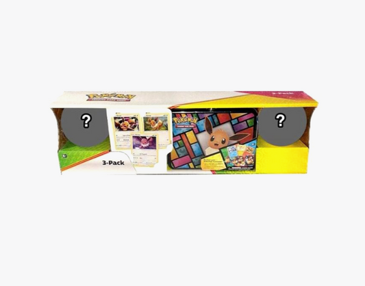 Costco Pokemon Collector 3-Pack: Eevee Treasure Chest + 2 Poke Ball Tins