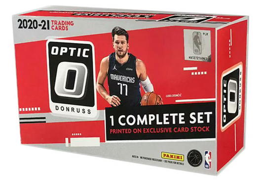2020-21 Panini Donruss Optic Basketball Complete Set factory sealed packaging front view