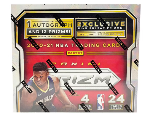 2020-21 Panini Prizm Basketball Retail Box factory sealed retail packaging showing Green Prizm callout