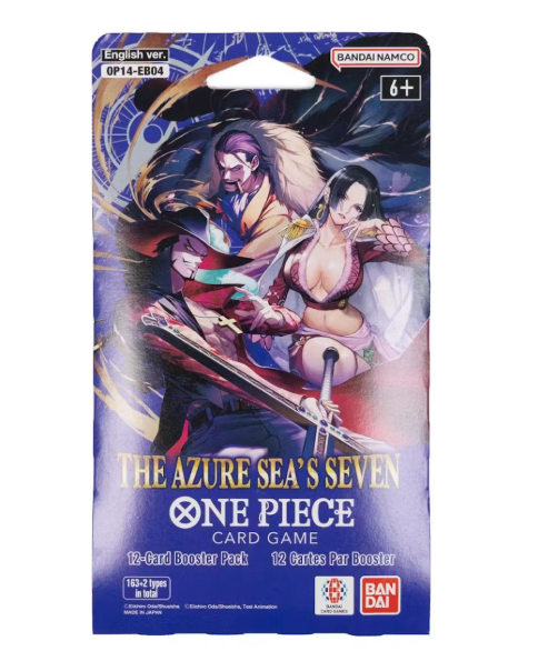 The Azure Sea's Seven Sleeved Booster Pack OP14