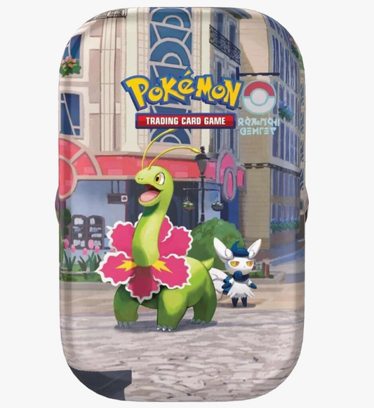Pokemon TCG Lumiose City Mini Tin factory sealed metal tin showing Legends Z-A artwork