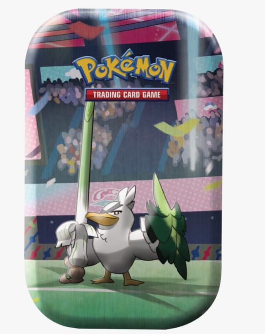 Pokemon TCG Galar Power Mini Tin factory sealed metal tin showing collectible artwork