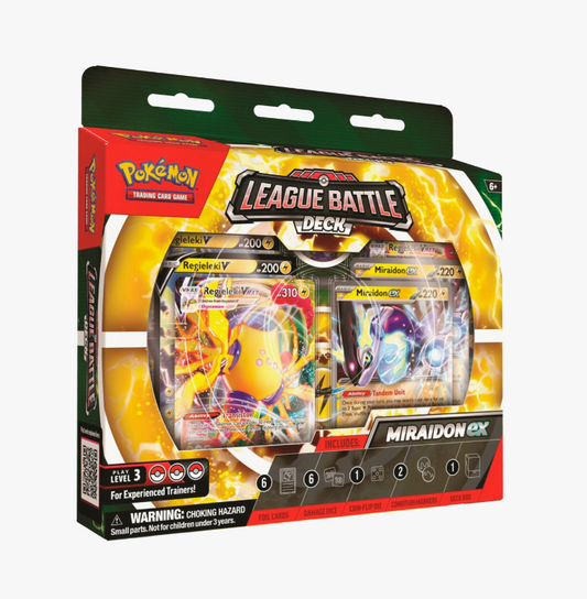 Pokemon TCG Miraidon ex League Battle Deck factory sealed packaging front view