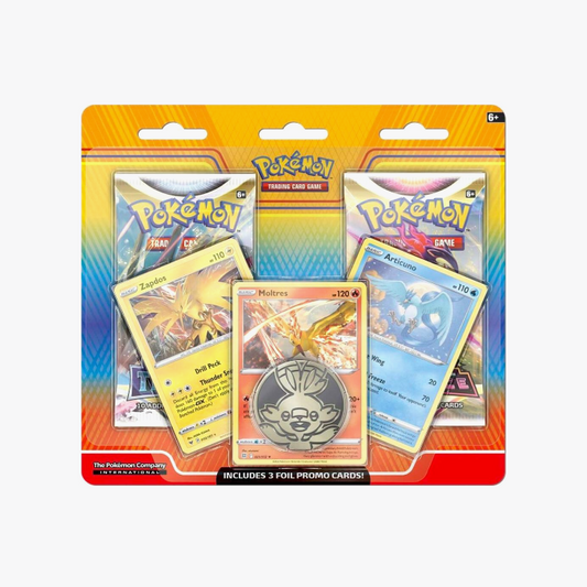 Pokemon TCG Enhanced 2-Pack Blister factory sealed showing Articuno Zapdos Moltres promo cards