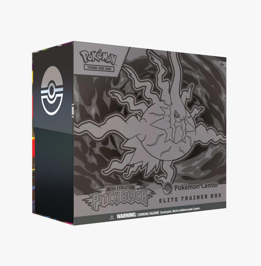 Pokemon TCG Pitch Black Pokemon Center Elite Trainer Box factory sealed showing Zarude promo callout