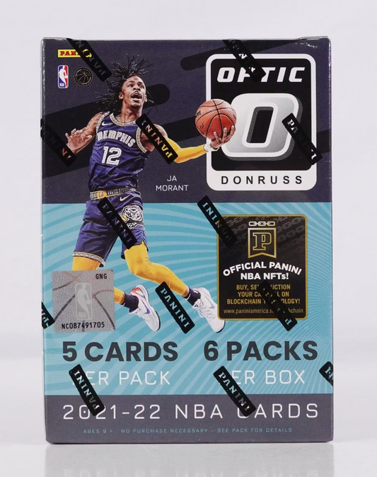2021/22 Panini Donruss Optic Basketball 6-Pack Blaster Box