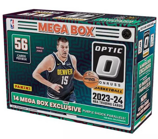 2023-24 Panini Donruss Optic Basketball Mega Box product packaging