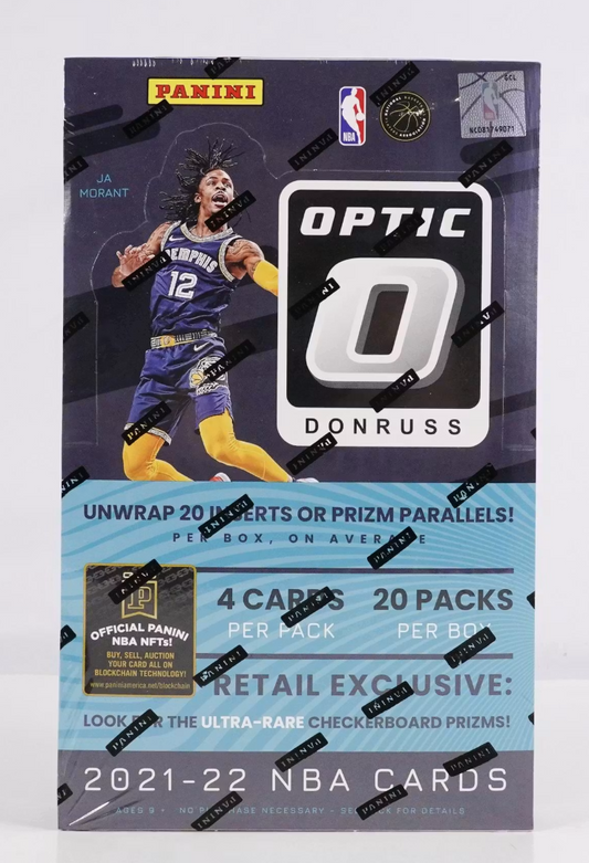 2021/22 Panini Donruss Optic Basketball 20-Pack Retail Box