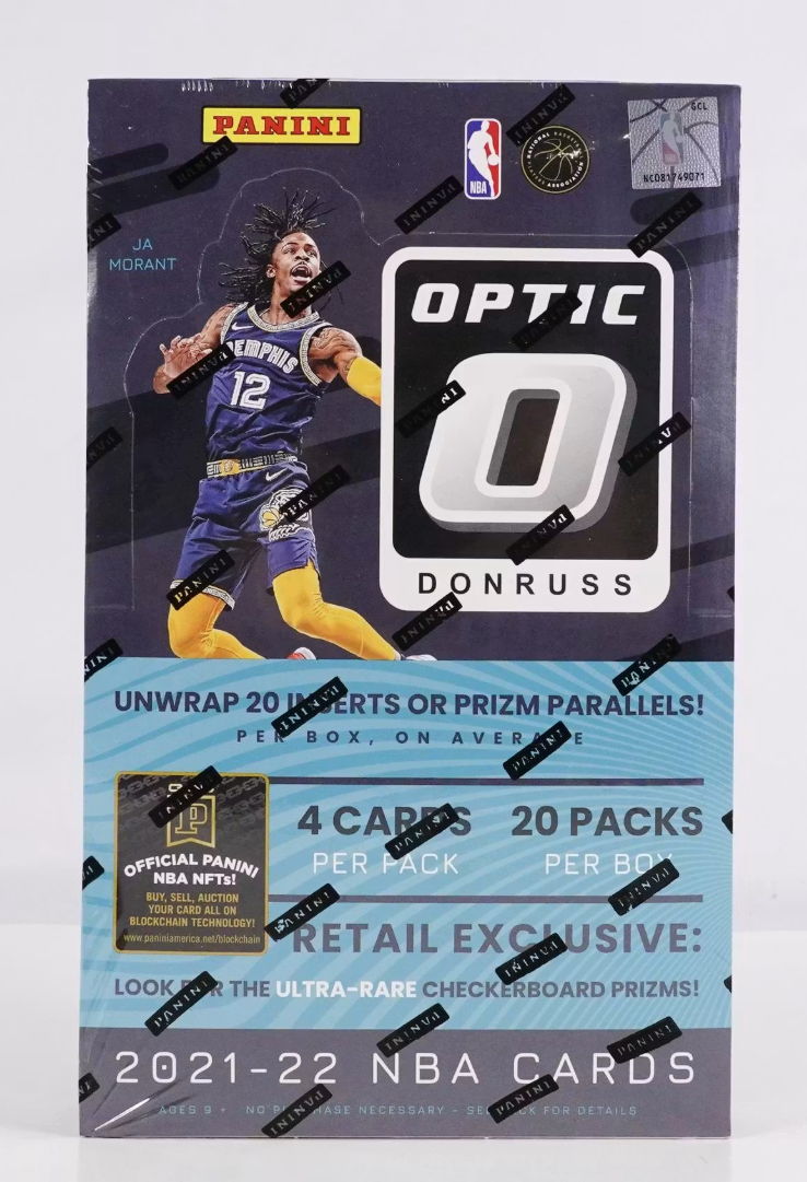 2021/22 Panini Donruss Optic Basketball 20-Pack Retail Box