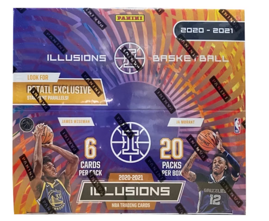 2020-21 Panini Illusions Basketball Retail 20-Pack Box