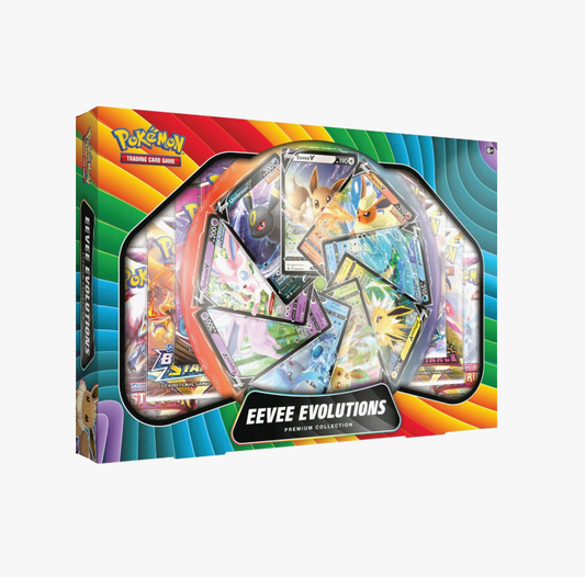 Pokemon TCG Eevee Evolutions Premium Collection front view factory sealed