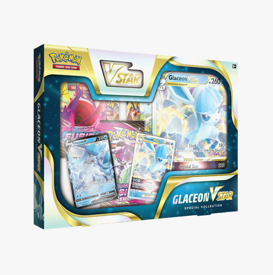 Pokemon TCG Glaceon VSTAR Special Collection SWSH09 front view factory sealed