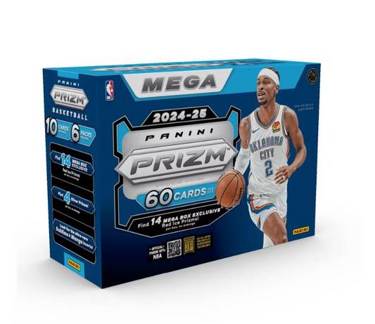 2024-25 Panini Prizm Basketball Mega Box product packaging