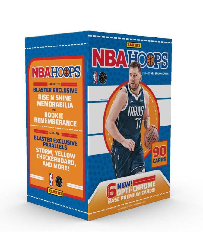 2024-25 Panini NBA Hoops Basketball Trading Card Blaster Box