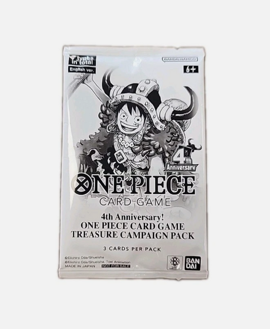 One Piece TCG 4th Anniversary Treasure Campaign Pack product packaging
