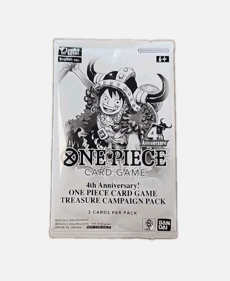 4th Anniversary One Piece Card Game Treasure Campaign Pack