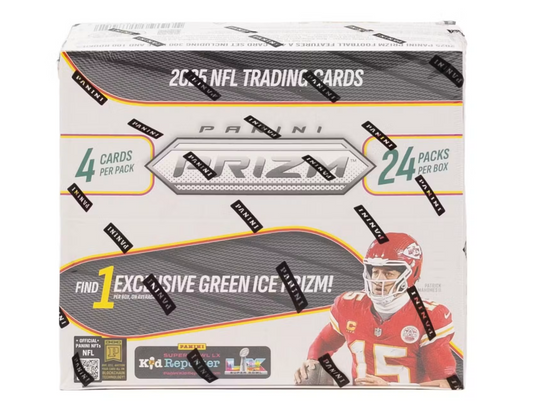 2025 Panini Prizm Football Retail Box ( Green Ice Prizm!)