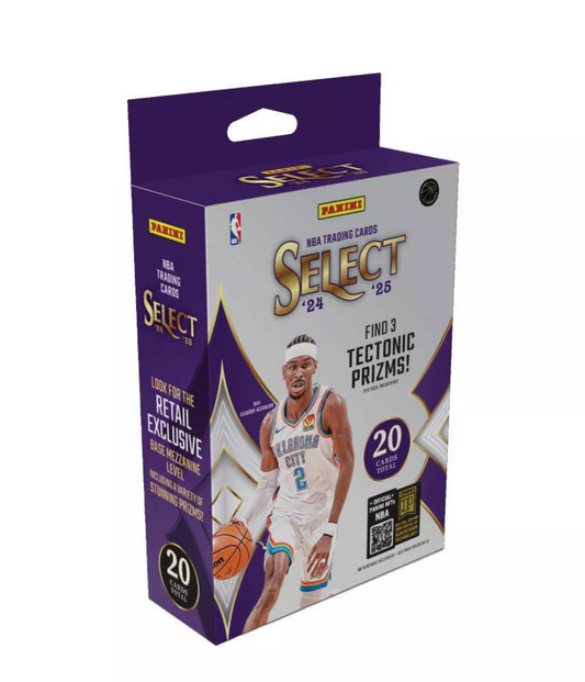 2024-25 Panini NBA Select Basketball Trading Card Hanger Box