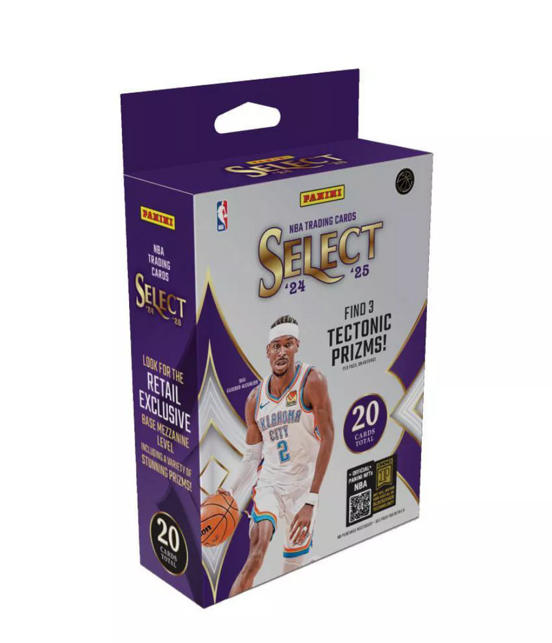 2024-25 Panini NBA Select Basketball Trading Card Hanger Box