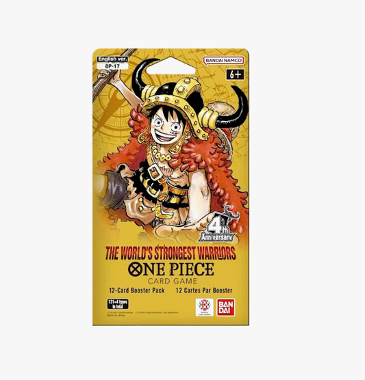 Sleeved Booster Pack - The World's Strongest Warriors (OP17)